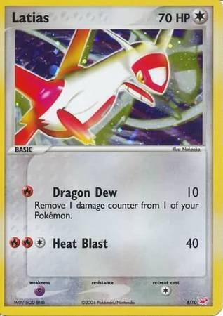 Colorless, EX: Trainer Kit - Latias, Holofoil, Promo, Psychic[×2] Latias (4/10) [EX: Trainer Kit - Latias] - Trading Card World