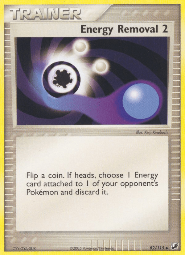 82, EX: Unseen Forces, Item, Normal, Uncommon Energy Removal 2 (82/115) [EX: Unseen Forces] - Trading Card World