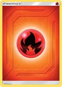 Basic Fire Energy, Common, Normal, Reverse Holofoil, Sun & Moon: Team Up Fire Energy (2019 Unnumbered) [Sun & Moon: Team Up] - Trading Card World