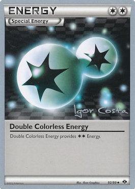 92, Normal, Special Energy, Uncommon, World Championships 2012 Double Colorless Energy (92/99) (Pesadelo Prism - Igor Costa) [World Championships 2012] - Trading Card World