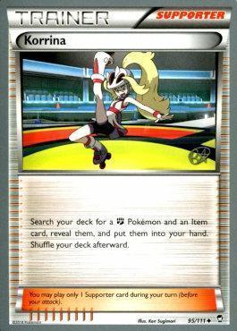 95, Normal, Supporter, Uncommon, World Championships 2015 Korrina (95/111) (The Flying Hammer - Rowan Stavenow) [World Championships 2015] - Trading Card World
