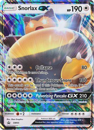 Colorless, Fighting[×2], Normal, Promo, SM05, Sun & Moon: Black Star Promos Snorlax GX (SM05) (Jumbo Card) [Sun & Moon: Black Star Promos] - Trading Card World