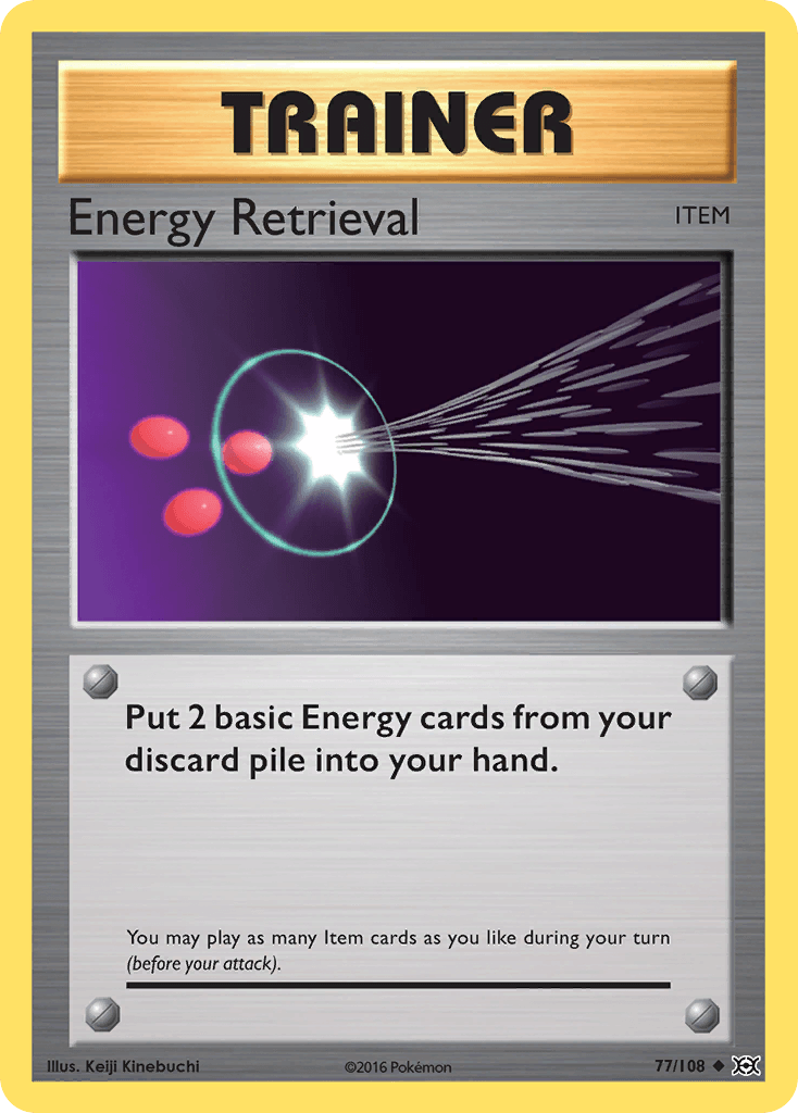 77, Item, Normal, Reverse Holofoil, Uncommon, XY: Evolutions Energy Retrieval (77/108) [XY: Evolutions] - Trading Card World