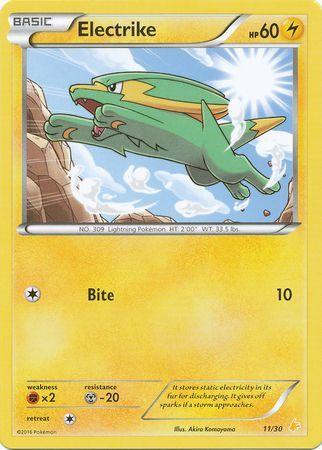 11, Fighting[×2], Lightning, Metal[-20], Normal, Promo, XY: Trainer Kit 3 - Pikachu Libre Electrike (11/30) [XY: Trainer Kit 3 - Pikachu Libre] - Trading Card World