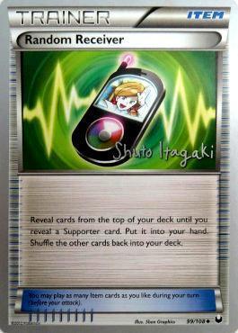 99, Item, Normal, Uncommon, World Championships 2012 Random Receiver (99/108) (Terraki-Mewtwo - Shuto Itagaki) [World Championships 2012] - Trading Card World