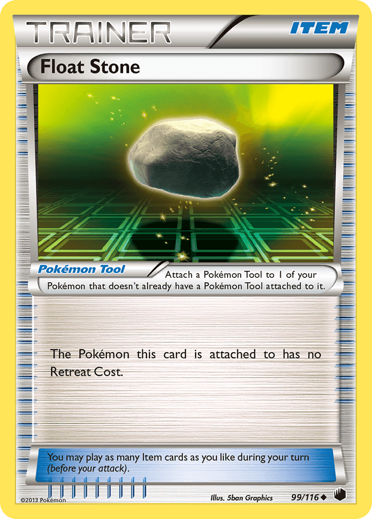 99, Black & White: Plasma Freeze, Item, Normal, Reverse Holofoil, Uncommon Float Stone (99/116) [Black & White: Plasma Freeze] - Trading Card World