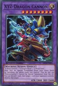 1st Edition, Common, Fusion/Effect Monster, Light, Machine, Speed Duel: Battle City Box XYZ-Dragon Cannon [SBCB-EN084] Common - Trading Card World