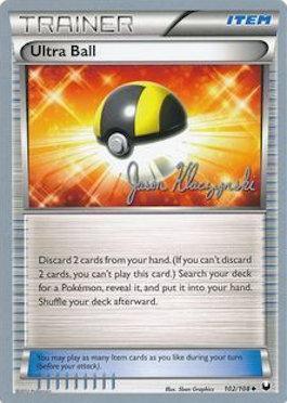 102, Item, Normal, Uncommon, World Championships 2013 Ultra Ball (102/108) (Darkrai Deck - Jason Klaczynski) [World Championships 2013] - Trading Card World