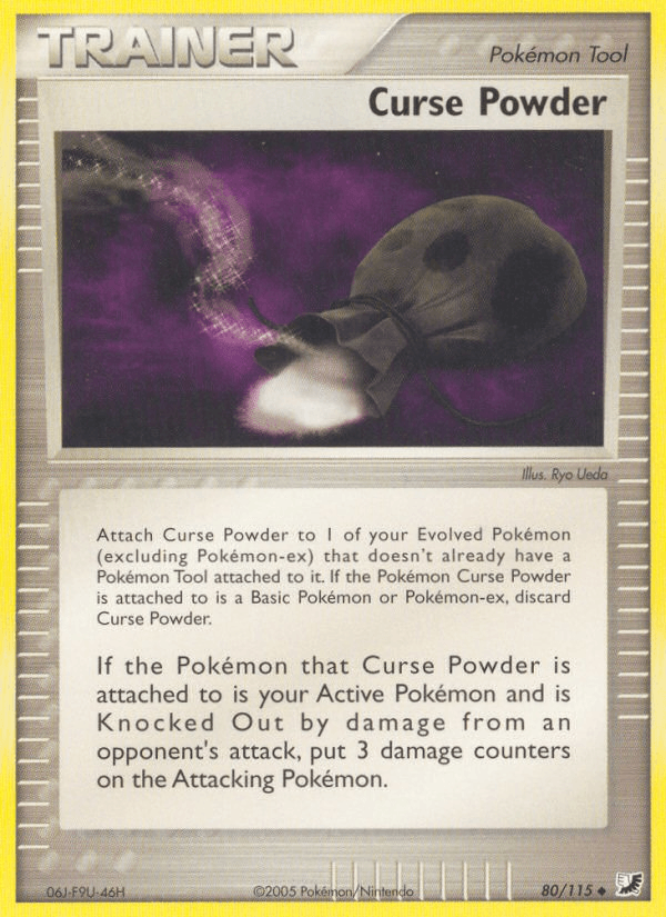 80, EX: Unseen Forces, Item, Normal, Uncommon Curse Powder (80/115) [EX: Unseen Forces] - Trading Card World