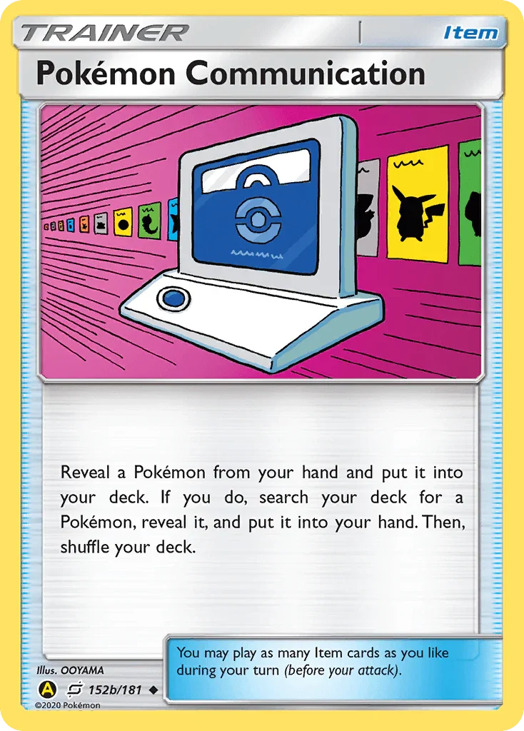 152b, Alternate Art Promos, Item, Normal, Promo Pokemon Communication (152b/181) [Alternate Art Promos] - Trading Card World