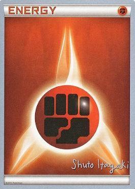 Common, Fighting, Normal, World Championships 2012 Fighting Energy (Terraki-Mewtwo - Shuto Itagaki) [World Championships 2012] - Trading Card World