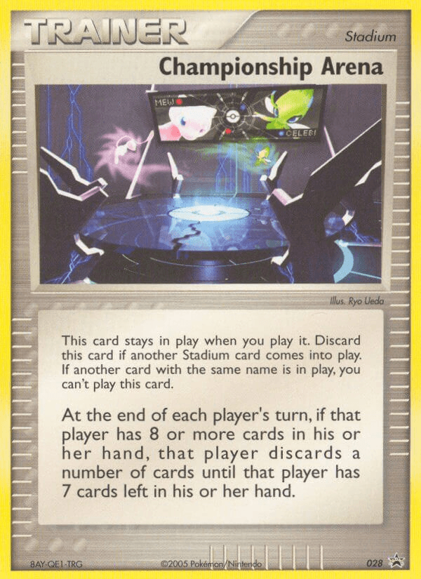 028, Black Star Promo, Nintendo: Black Star Promos, noPrice, Normal, Stadium Championship Arena (028) [Nintendo: Black Star Promos] - Trading Card World
