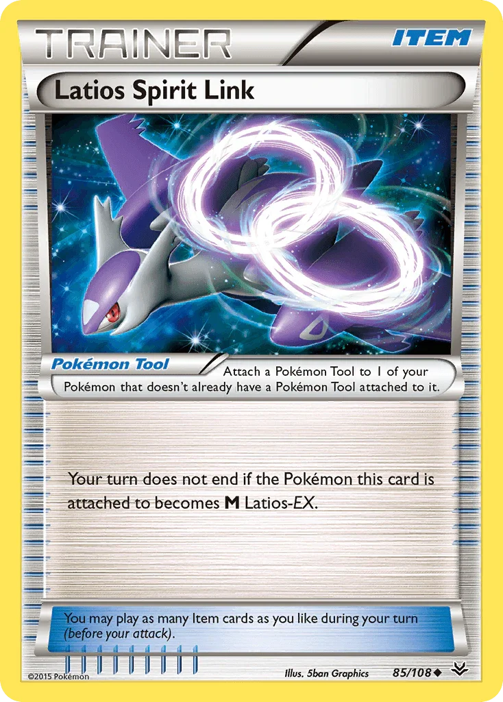 85, Item, Normal, Reverse Holofoil, Uncommon, XY: Roaring Skies Latios Spirit Link (85/108) [XY: Roaring Skies] - Trading Card World