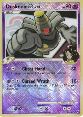 26, Colorless[-20], Darkness[×2], Platinum: Supreme Victors, Promo, Psychic, Reverse Holofoil Dusknoir FB LV.50 (26/147) (League Promo) [Platinum: Supreme Victors] - Trading Card World