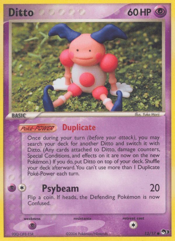 12, Common, Normal, POP Series 3, Psychic, Psychic[×2] Ditto (12/17) [POP Series 3] - Trading Card World