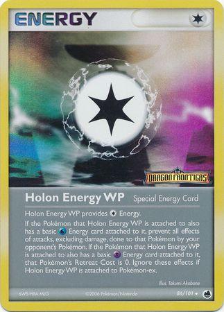 86, EX: Dragon Frontiers, Rare, Reverse Holofoil Holon Energy WP (86/101) (Stamped) [EX: Dragon Frontiers] - Trading Card World