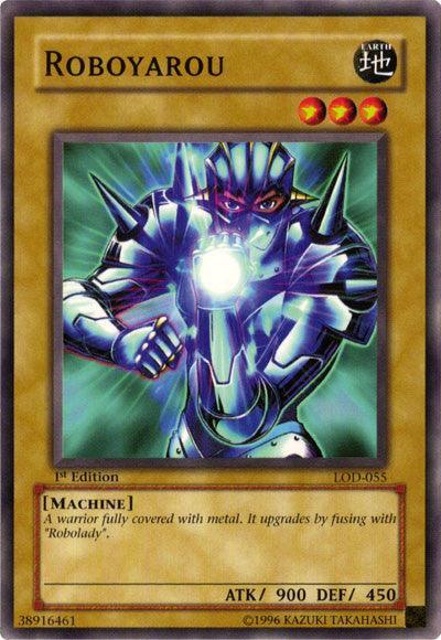1st Edition, Common, Earth, Legacy of Darkness, Machine, Normal Monster, Unlimited Roboyarou [LOD-055] Common - Trading Card World