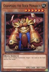 1st Edition, Common, Earth, Effect Monster, Rock, Speed Duel: Battle City Box Granmarg the Rock Monarch [SBCB-EN030] Common - Trading Card World