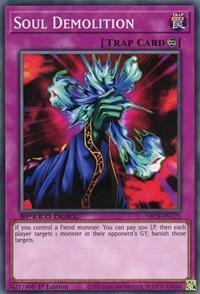 1st Edition, Common, Continuous Trap, Speed Duel: Battle City Box, Trap Soul Demolition [SBCB-EN125] Common - Trading Card World