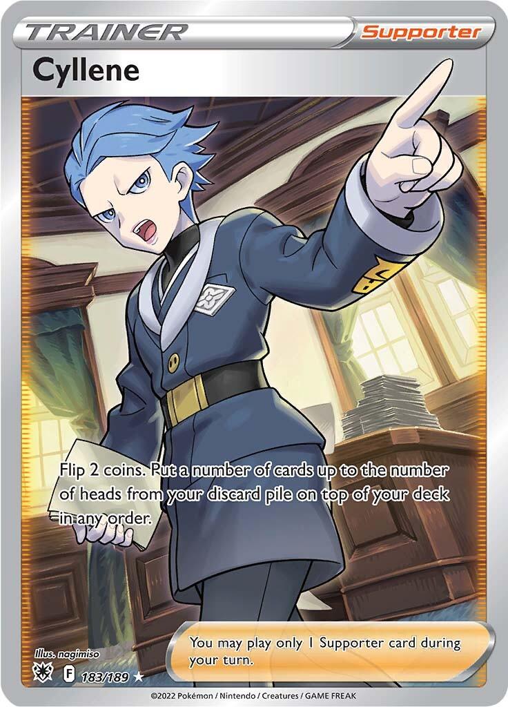 183, Holofoil, Supporter, Sword & Shield: Astral Radiance, Ultra Rare Cyllene (183/189) [Sword & Shield: Astral Radiance] - Trading Card World