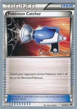 95, Item, Normal, Uncommon, World Championships 2013 Pokemon Catcher (95/98) (American Gothic - Ian Whiton) [World Championships 2013] - Trading Card World