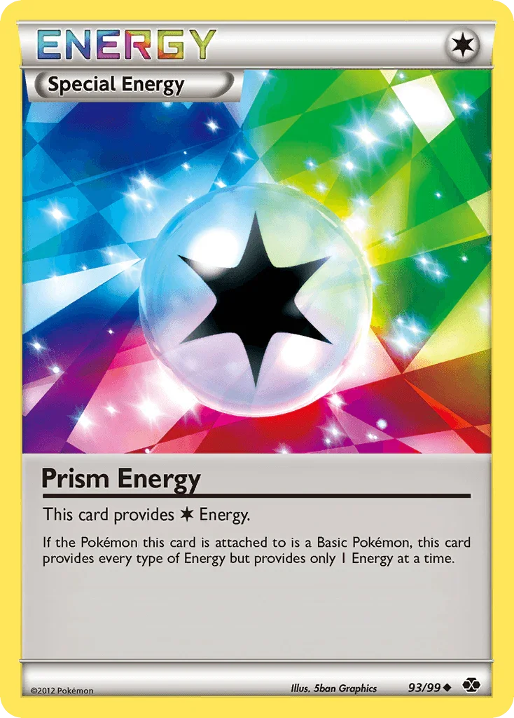 93, Black & White: Next Destinies, Energy, Normal, Reverse Holofoil, Uncommon Prism Energy (93/99) [Black & White: Next Destinies] - Trading Card World