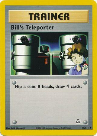 91, Item, Neo Genesis Unlimited, Normal, Uncommon Bill's Teleporter (91/111) [Neo Genesis Unlimited] - Trading Card World