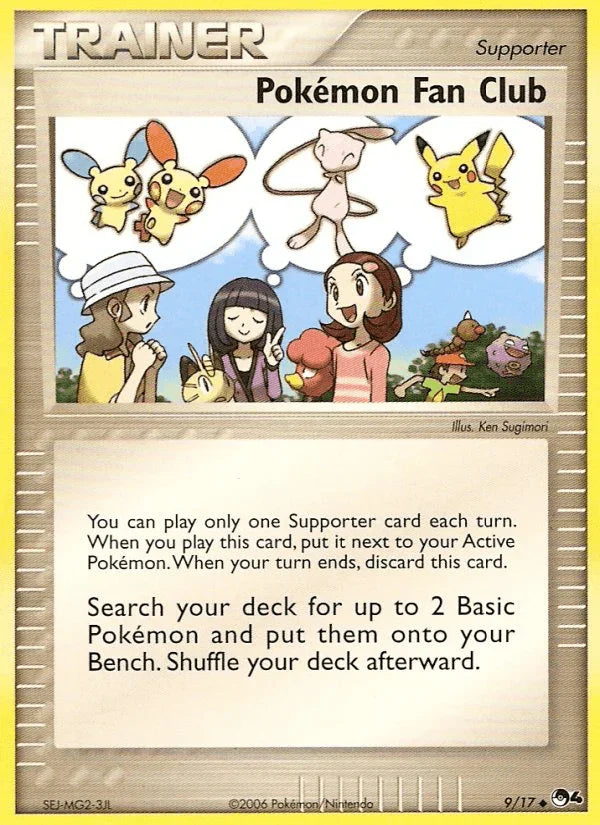 Normal, POP Series 4, Supporter, Uncommon Pokemon Fan Club (9/17) [POP Series 4] - Trading Card World