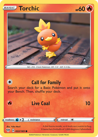 Torchic (022/189) [Sword & Shield: Darkness Ablaze]