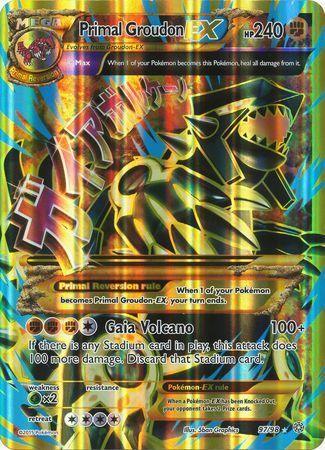 97, Fighting, Grass[x2], Holofoil, Promo, XY: Ancient Origins Primal Groudon EX (97/98) (Jumbo Card) [XY: Ancient Origins] - Trading Card World