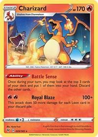025, Fire, Holo Rare, Holofoil, Sword & Shield: Vivid Voltage, Wx2 Charizard (025/185) (Cracked Ice Holo) (Theme Deck Exclusive) [Sword & Shield: Vivid Voltage] - Trading Card World