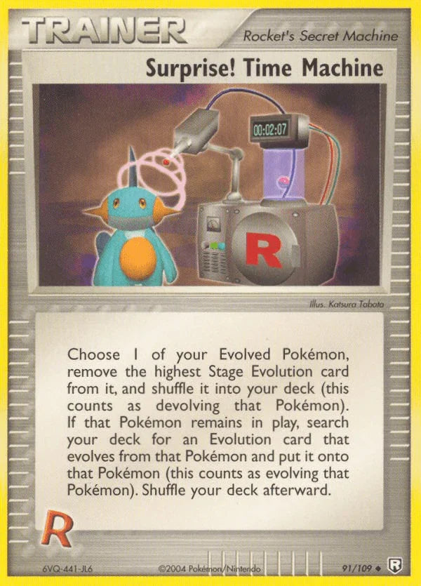 91, EX: Team Rocket Returns, Item, Normal, Uncommon Surprise! Time Machine (91/109) [EX: Team Rocket Returns] - Trading Card World