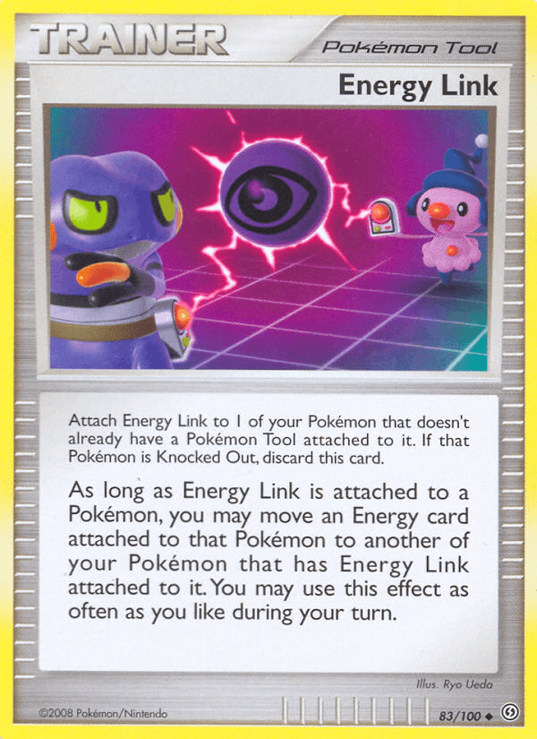 83, Diamond & Pearl: Stormfront, Item, Normal, Reverse Holofoil, Uncommon Energy Link (83/100) [Diamond & Pearl: Stormfront] - Trading Card World