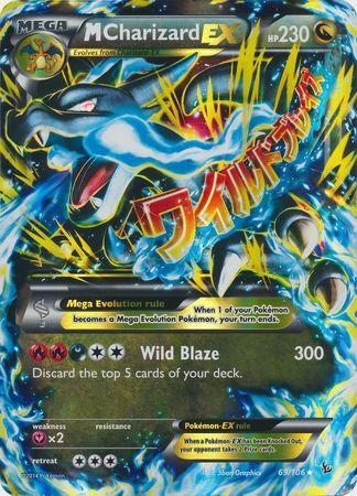 69, Dragon, Fairy[x2], Holofoil, Promo, XY: Flashfire M Charizard EX (69/106) (Jumbo Card) [XY: Flashfire] - Trading Card World