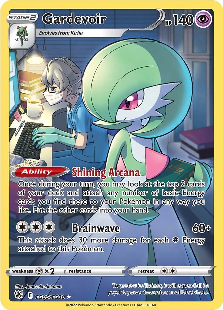 Holofoil, Metal [x2], Psychic, Secret Rare, Sword & Shield: Astral Radiance, TG05 Gardevoir (TG05/TG30) [Sword & Shield: Astral Radiance] - Trading Card World