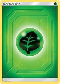 Basic Grass Energy, Common, Normal, Reverse Holofoil, Sun & Moon: Team Up Grass Energy (2019 Unnumbered) [Sun & Moon: Team Up] - Trading Card World
