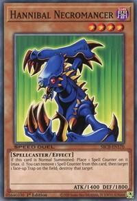 1st Edition, Common, Dark, Effect Monster, Speed Duel: Battle City Box, Spellcaster Hannibal Necromancer [SBCB-EN170] Common - Trading Card World