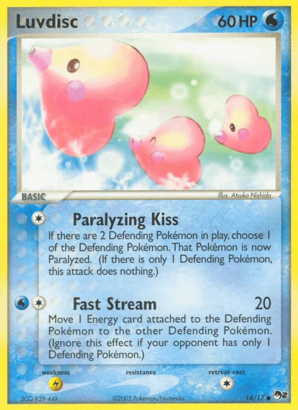 14, Common, Lightning[×2], Normal, POP Series 2, Water Luvdisc (14/17) [POP Series 2] - Trading Card World