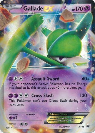 Holofoil, Promo, Psychic, Psychic[x2], XY45, XY: Black Star Promos Gallade EX (XY45) (Jumbo Card) [XY: Black Star Promos] - Trading Card World