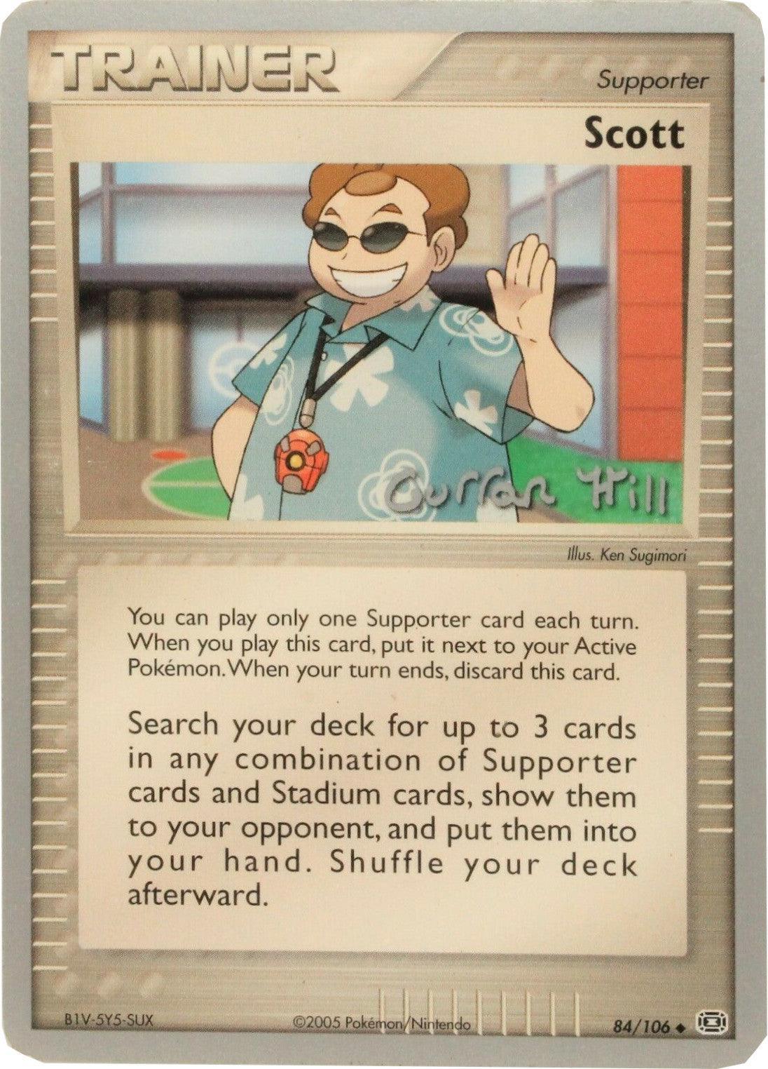 84, Normal, Supporter, Uncommon, World Championships 2005 Scott (84/106) (Bright Aura - Curran Hill's) [World Championships 2005] - Trading Card World