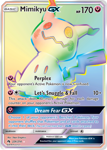 Mimikyu GX (226/214) [Sun & Moon: Lost Thunder]