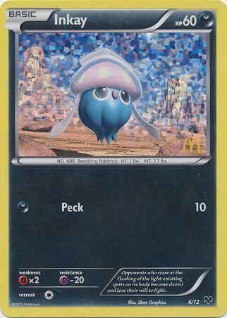 Darkness, Fighting[×2], Holofoil, McDonald's Promos: 2014 Collection, Promo, Psychic[-20] Inkay (6/12) [McDonald's Promos: 2014 Collection] - Trading Card World