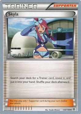 134, Normal, Supporter, Uncommon, World Championships 2013 Skyla (134/149) (American Gothic - Ian Whiton) [World Championships 2013] - Trading Card World