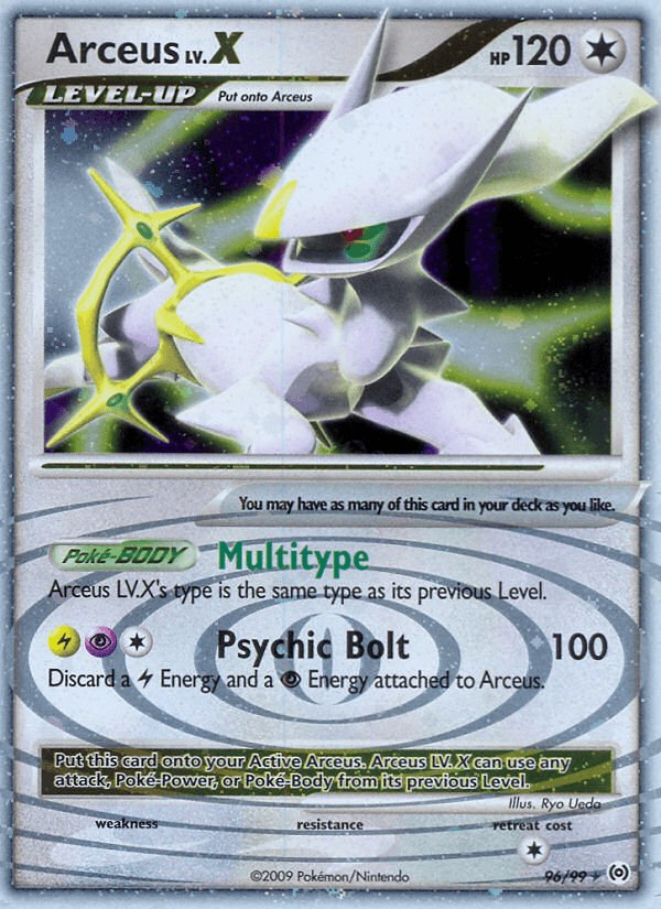 96, Colorless, Holo Rare, Holofoil, Platinum: Arceus Arceus LV.X (96/99) [Platinum: Arceus] - Trading Card World