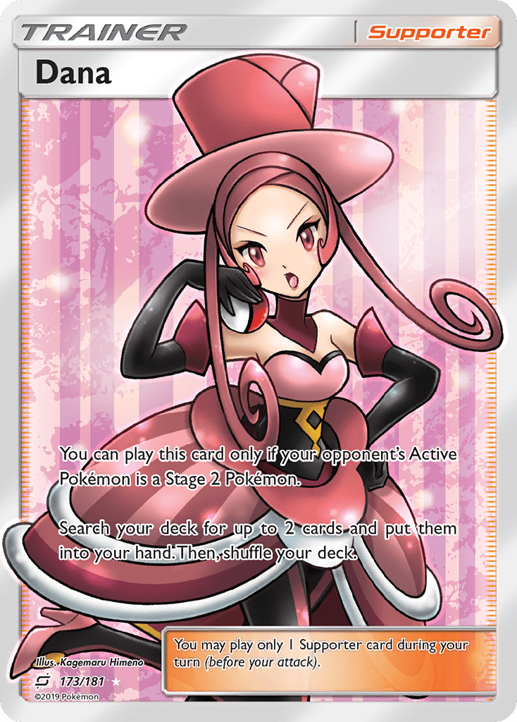 173, Holofoil, Sun & Moon: Team Up, Supporter, Ultra Rare Dana (173/181) [Sun & Moon: Team Up] - Trading Card World