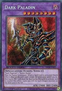 1st Edition, Dark, Fusion/Effect Monster, Secret Rare, Speed Duel: Battle City Box, Spellcaster Dark Paladin (Secret) [SBCB-EN021] Secret Rare - Trading Card World