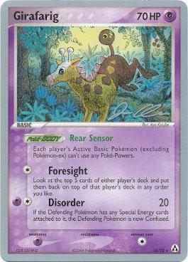 16, Normal, Psychic, Psychic[x2], Rare, World Championships 2006 Girafarig (16/92) (Mewtrick - Jason Klaczynski) [World Championships 2006] - Trading Card World