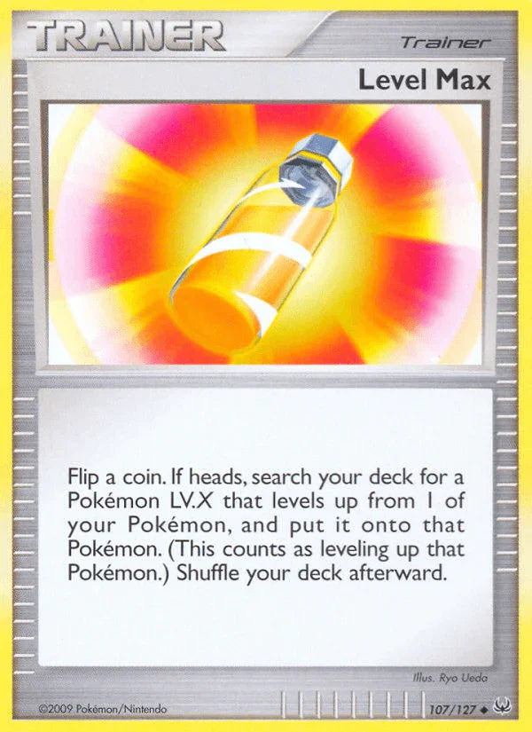 Item, Normal, Platinum: Base Set, Reverse Holofoil, Uncommon Level Max (107/127) [Platinum: Base Set] - Trading Card World
