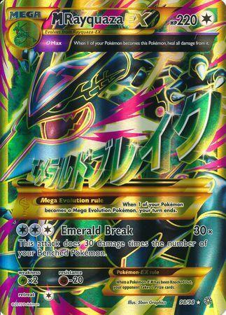 98, Colorless, Fighting[-20], Grass[x2], Holofoil, Promo, XY: Ancient Origins M Rayquaza EX (98/98) (Jumbo Card) [XY: Ancient Origins] - Trading Card World