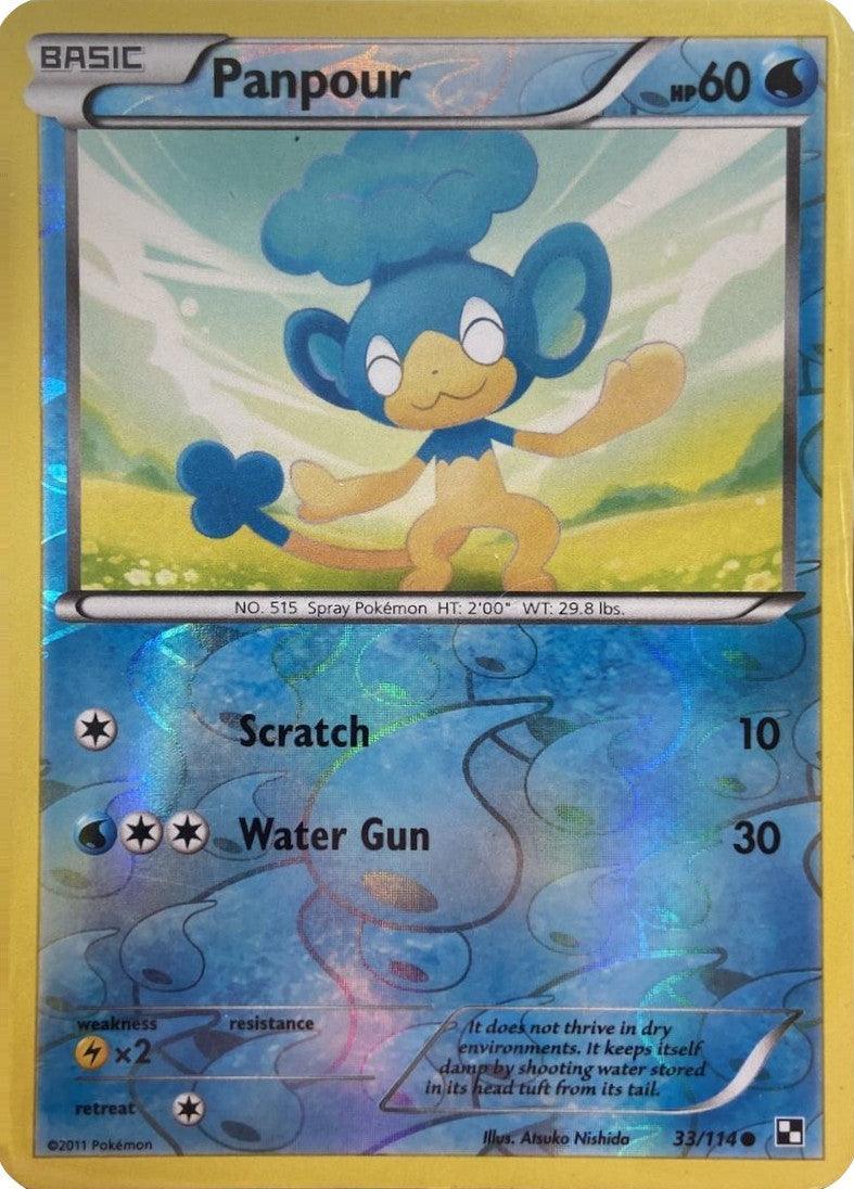 33, Black & White: Base Set, Lightning [x2], Promo, Reverse Holofoil, Water Panpour (33/114) (Energy Holo) [Black & White: Base Set] - Trading Card World